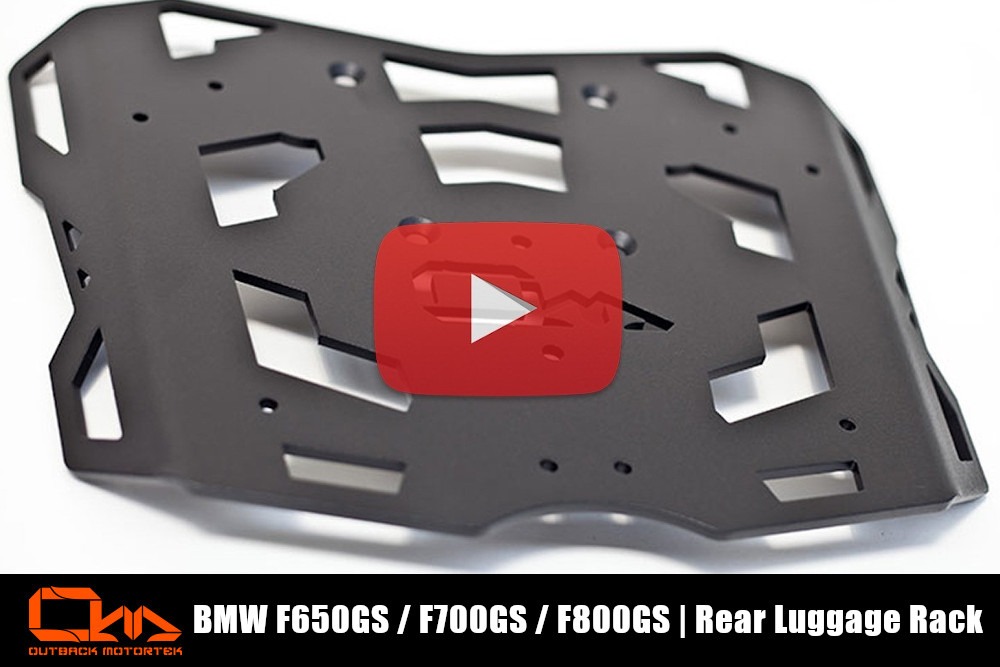 BMW F650GS / F700GS / F800GS Rear Luggage Rack Installation