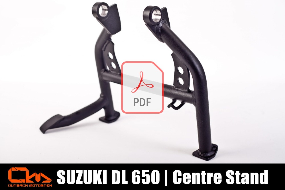 Suzuki DL 650 Centre Stand Installation