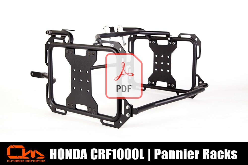 Honda CRF1000L Africa Twin Pannier Racks PDF Installation