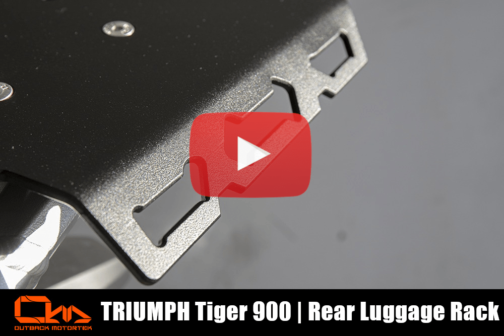 Triumph Tiger 900 Porte-Bagages Arriere Installation