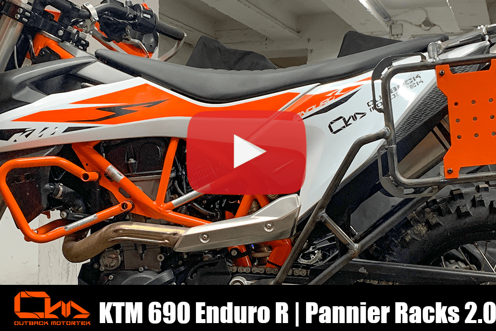 KTM 690 Enduro R Telai Portaborse 2.0 Installation
