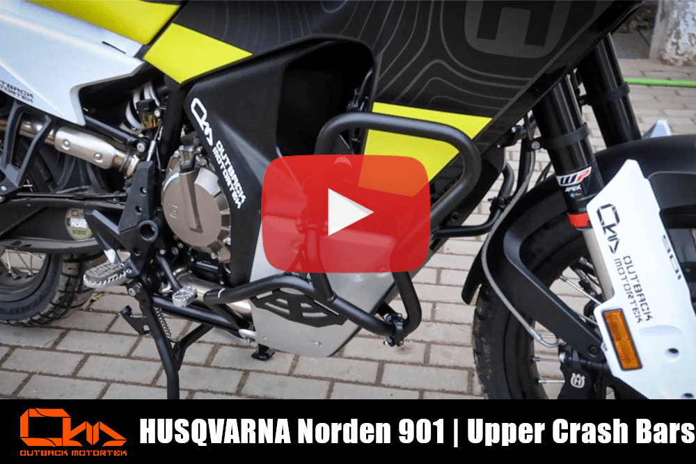Husqvarna Norden 901 Upper Crash Bars Installation