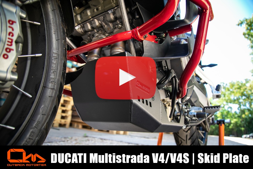 Ducati MS V4 Sabot Moteur Installation