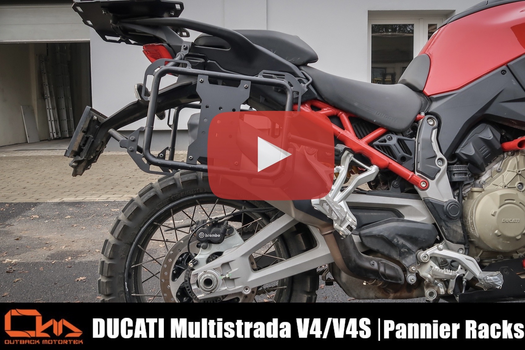 Ducati Multistrada Support Bagage Lateral Installation Video